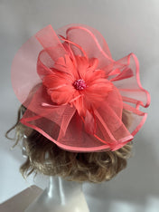 Handmade Fascinator – Elegant Timeless Headpiece Tea Hat Wedding Fascinator Church Hat Birthday Fascinator Hat Mini Hat