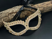 Gorgeous AB Rhinestone Crystal Mardi Gras Mask. Masquerade Ball Dance Party Mask. Wedding crystal mask. Prom crystal mask. Party eye mask