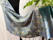 ALMOND BLOSSOM by Van Gogh Soft Cashmere-feel Tassel Ending Van Gogh Shawl Van Gogh Gift Classic Art Shawl Wrap Cozy Wrap Large Scarf