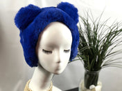 Royal Blue Winter Earmuff Soft Faux Fur