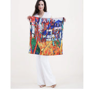 Masterpiece Classic Artwork Double Sides Print 28" Square Scarf: Versatile Neck/Head Scarf Summer Scarf Bag Decoration Scarf Unique Gift