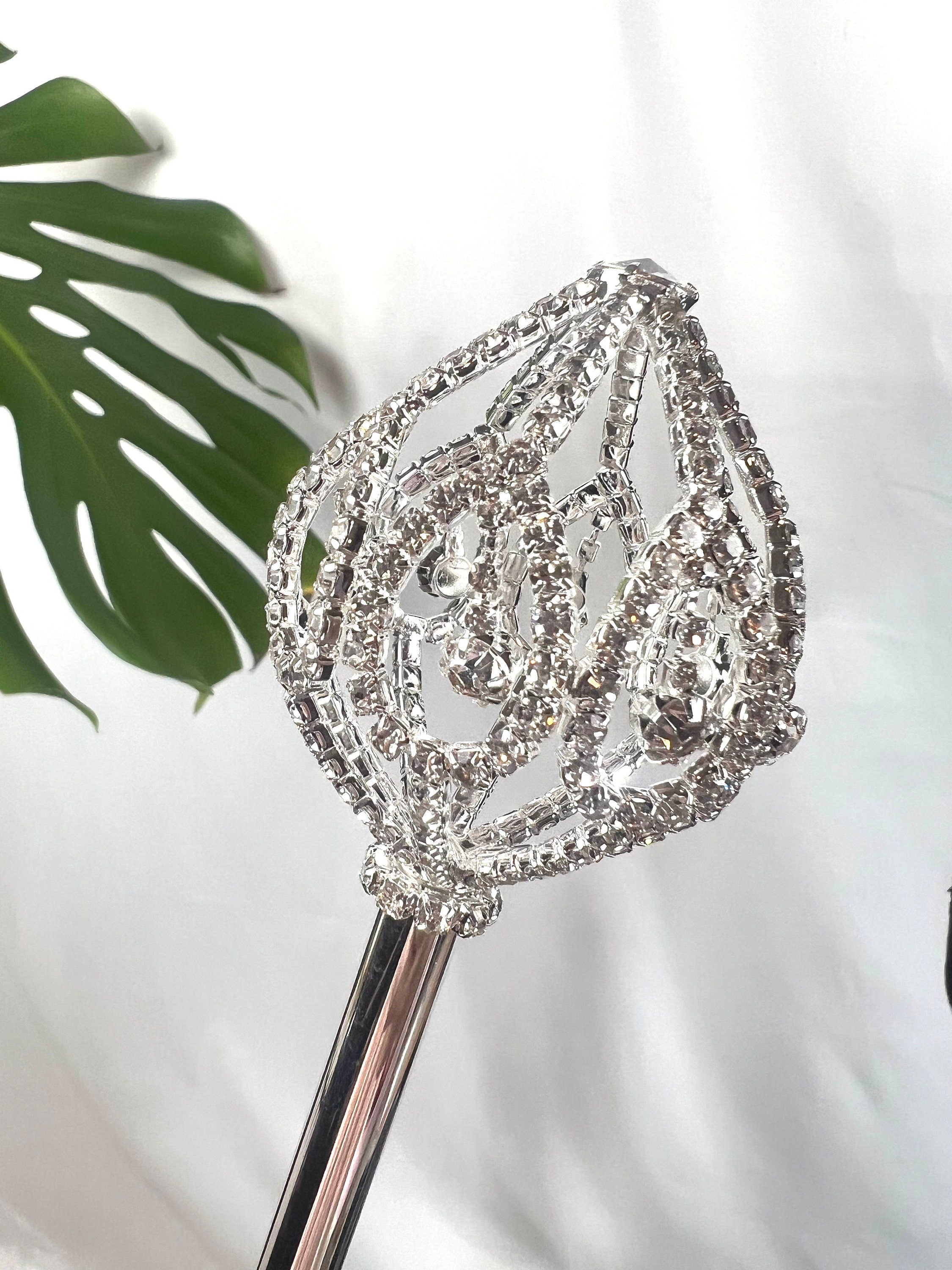 Rhinestone Wand scepter 16 inches Princess wand Princess Queen Costume Scepter Prom wand Princess wand Halloween Wand