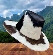 Authentic Cowhide Cowboy Hat - Unique Patterns, Premium Craftsmanship, Classic Western Style