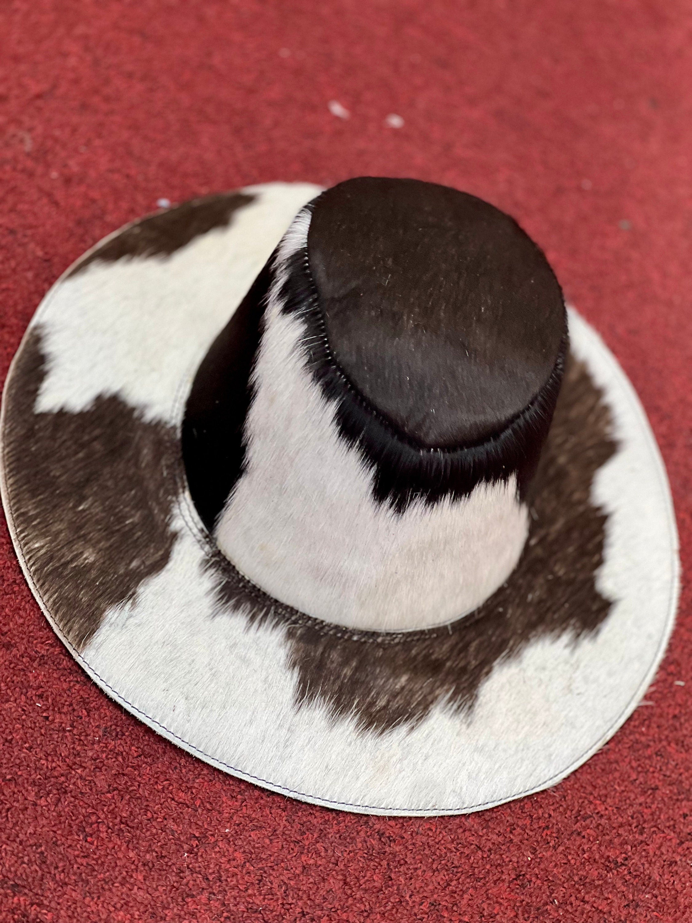 Authentic Cowhide Cowboy Hat - Unique Patterns, Premium Craftsmanship, Classic Western Style