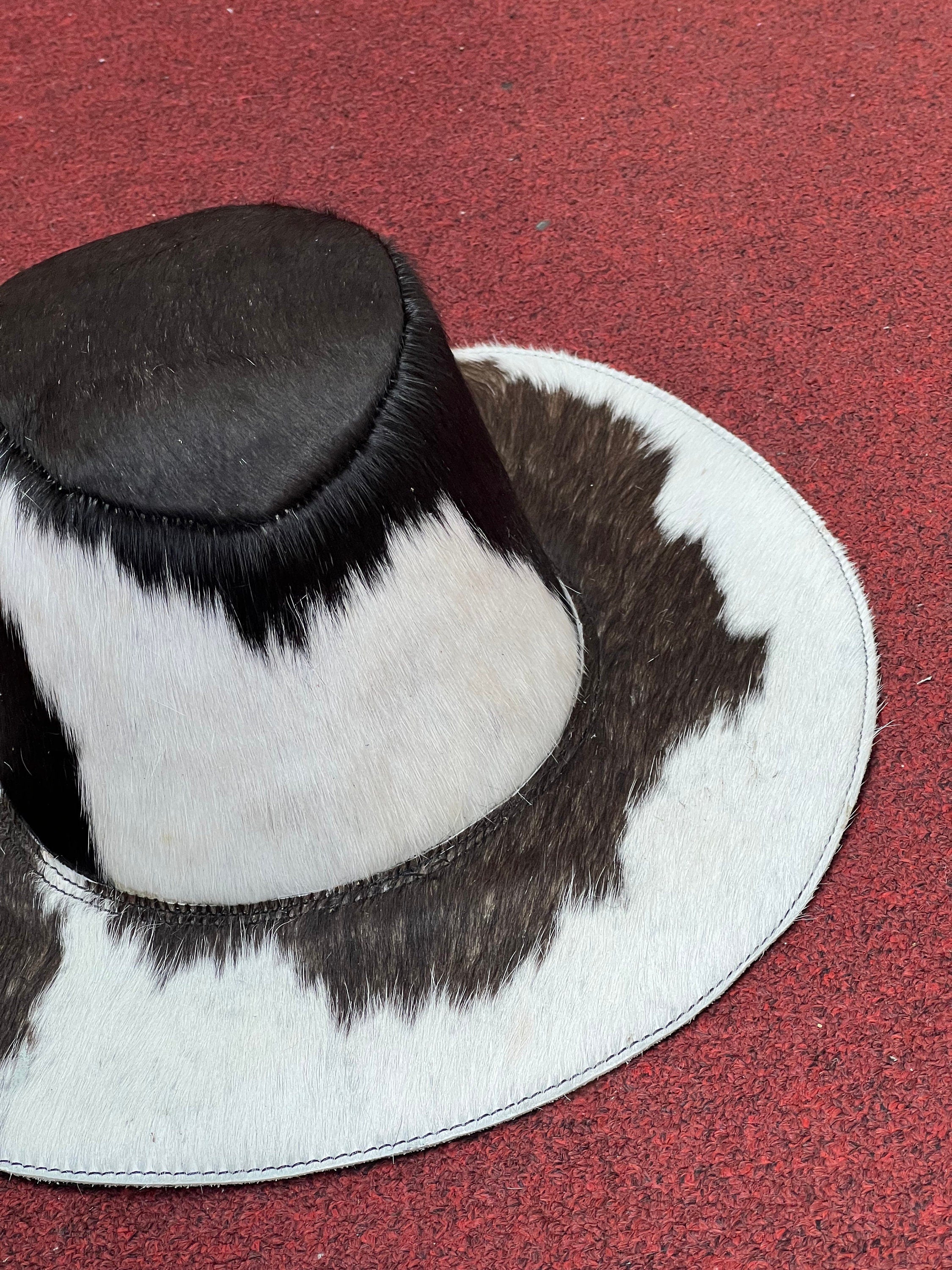 Authentic Cowhide Cowboy Hat - Unique Patterns, Premium Craftsmanship, Classic Western Style