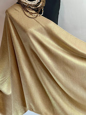 Gold Glitter Shimmer Double sides Light Gold Scarf Headscarf Soft warmth Viscose shawl Evening scarf