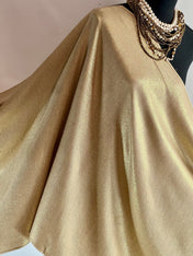 Gold Glitter Shimmer Double sides Light Gold Scarf Headscarf Soft warmth Viscose shawl Evening scarf